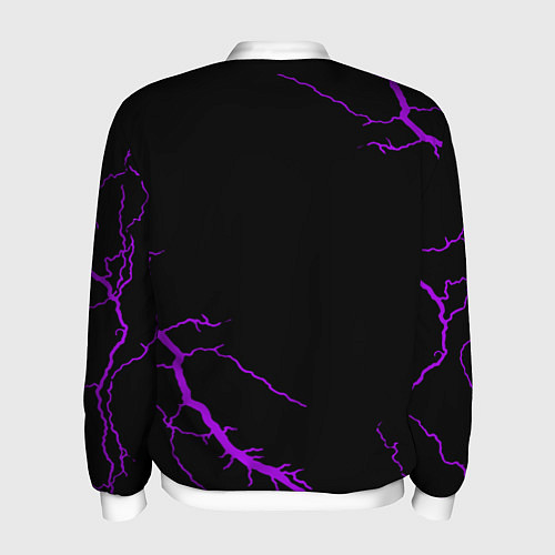 Мужской бомбер Tekken storm neon / 3D-Белый – фото 2