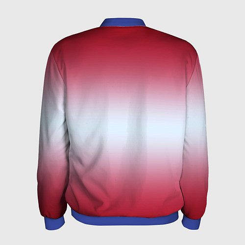 Мужской бомбер Gradient color / 3D-Синий – фото 2