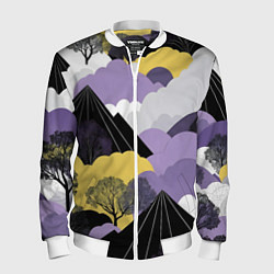 Мужской бомбер Япония горы