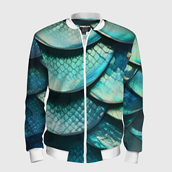 Мужской бомбер Чешуя крупной рыбы