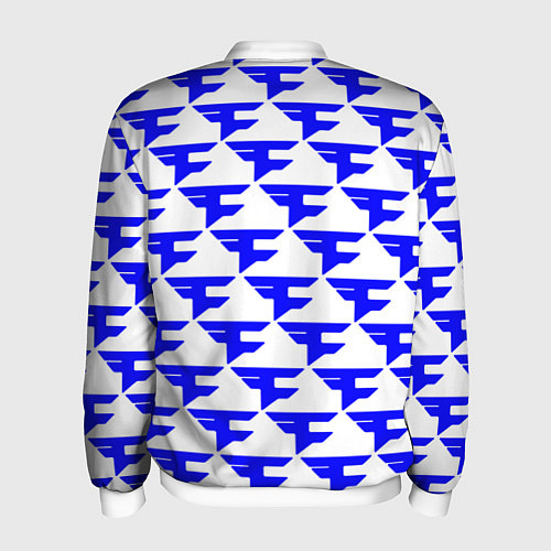 Мужской бомбер Faze clan team / 3D-Белый – фото 2