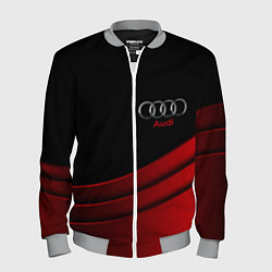 Мужской бомбер AUDI carbon metal