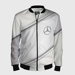 Бомбер мужской Mercedes benz metalic collection, цвет: 3D-черный