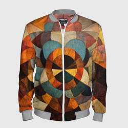 Бомбер мужской Винтажная мозайка, цвет: 3D-меланж