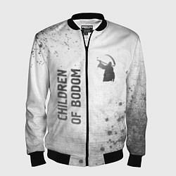 Мужской бомбер Children of Bodom - white gradient вертикально