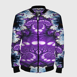 Мужской бомбер Абстрактная иллюзия текстура