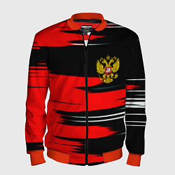 Мужской бомбер Россия полосы краски