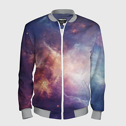 Бомбер мужской Туманности космоса, цвет: 3D-меланж