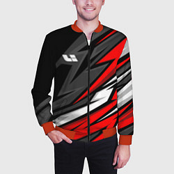 Бомбер мужской Lixiang - красный спортивный, цвет: 3D-красный — фото 2