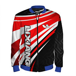 Бомбер мужской Lixiang- red sport uniform, цвет: 3D-синий