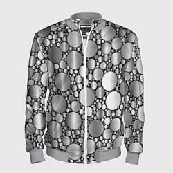 Бомбер мужской Зеркальная россыпь, цвет: 3D-меланж