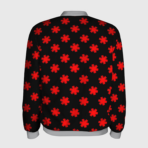 Мужской бомбер Bullet for my valentine pattern / 3D-Меланж – фото 2