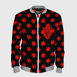 Мужской бомбер Bullet for my valentine pattern