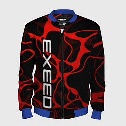 Бомбер мужской Exeed - red liquid, цвет: 3D-синий