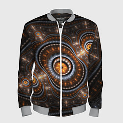 Мужской бомбер Психоделкиа узоров