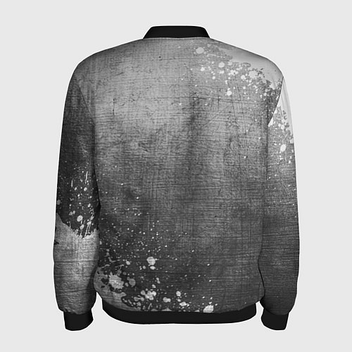 Мужской бомбер Arsenal - grey gradient вертикально / 3D-Черный – фото 2