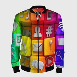 Мужской бомбер Square