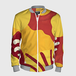 Мужской бомбер Жаркий африканский паттерн