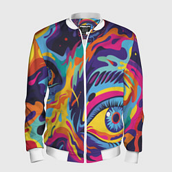 Мужской бомбер Глаза вселенной