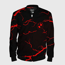 Бомбер мужской BMW storm red color, цвет: 3D-черный