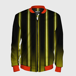 Мужской бомбер Neon yellow