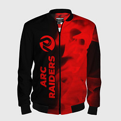 Бомбер мужской ARC Raiders - red gradient по-вертикали, цвет: 3D-черный