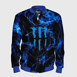 Мужской бомбер Monster energy искры дымы