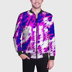 Бомбер мужской Monster energy краски гранж, цвет: 3D-черный — фото 2