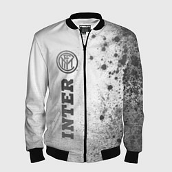 Бомбер мужской Inter - white gradient по-вертикали, цвет: 3D-черный