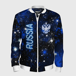 Мужской бомбер Звёздное небо России и герб