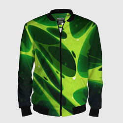 Бомбер мужской Color green light green, цвет: 3D-черный