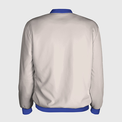 Мужской бомбер Светлый оттенок цвета года 2025 Пантон / 3D-Синий – фото 2