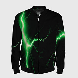 Мужской бомбер Lightning green