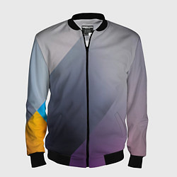 Мужской бомбер Color grey with stripes