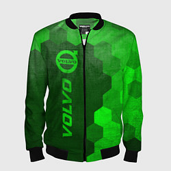 Бомбер мужской Volvo - green gradient по-вертикали, цвет: 3D-черный