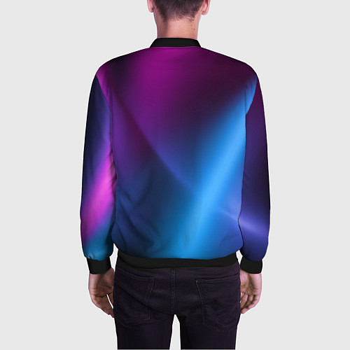 Мужской бомбер Multicoloured / 3D-Черный – фото 4