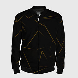 Мужской бомбер Color yellow line