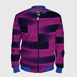 Мужской бомбер Color pink square