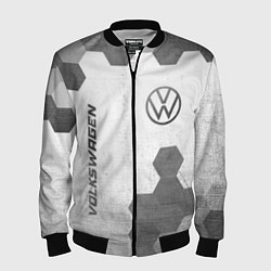 Бомбер мужской Volkswagen - white gradient вертикально, цвет: 3D-черный