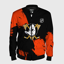 Мужской бомбер Анахайм Дакс - оранжевая краска