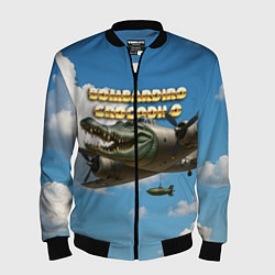 Мужской бомбер Bombardino Crocodillo мем