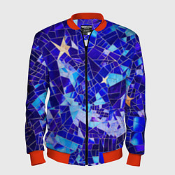 Бомбер мужской Небо-Звезды, цвет: 3D-красный