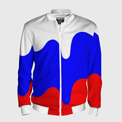 Мужской бомбер Патриот - флаг