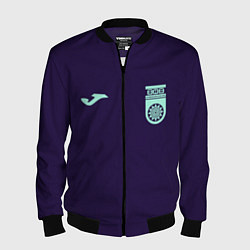 Бомбер мужской ФК Уфа - форма с текстурой, цвет: 3D-черный