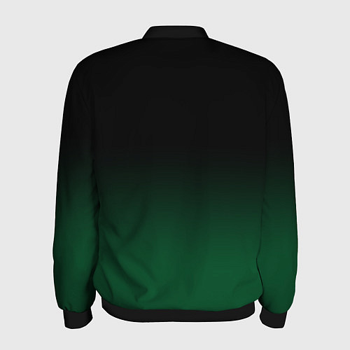 Мужской бомбер ФК Краснодар - градиент / 3D-Черный – фото 2