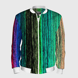 Бомбер мужской Цветовая палитра, цвет: 3D-белый