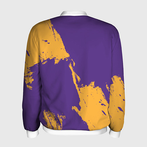 Мужской бомбер Lakers NBA / 3D-Белый – фото 2