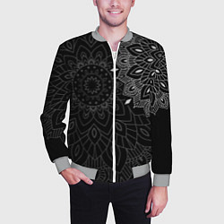 Бомбер мужской Солнечный узор, цвет: 3D-меланж — фото 2