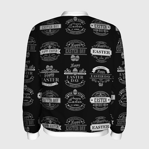Мужской бомбер Easter holidays / 3D-Белый – фото 2