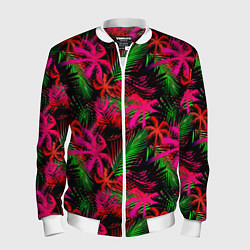 Мужской бомбер Palm red pink